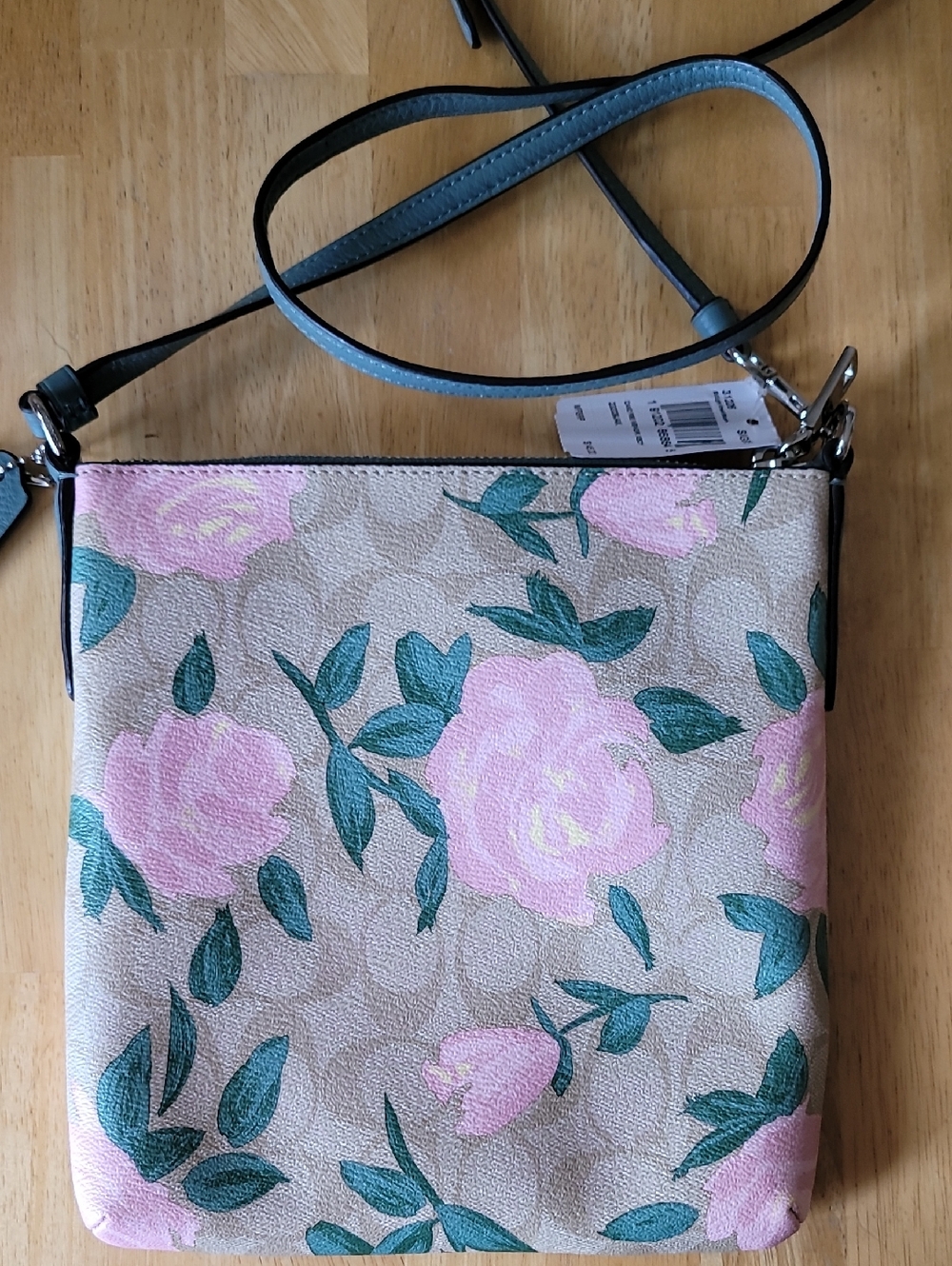 Coach Camo Rose Messenger Crossbody Bag 31226 - Picture 4 of 10